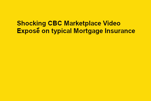 Beware Mortgage Insurance